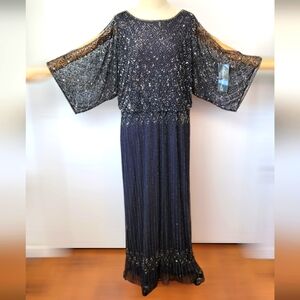 NWT VTG PISARRO NIGHTS SEQUIN GOWN